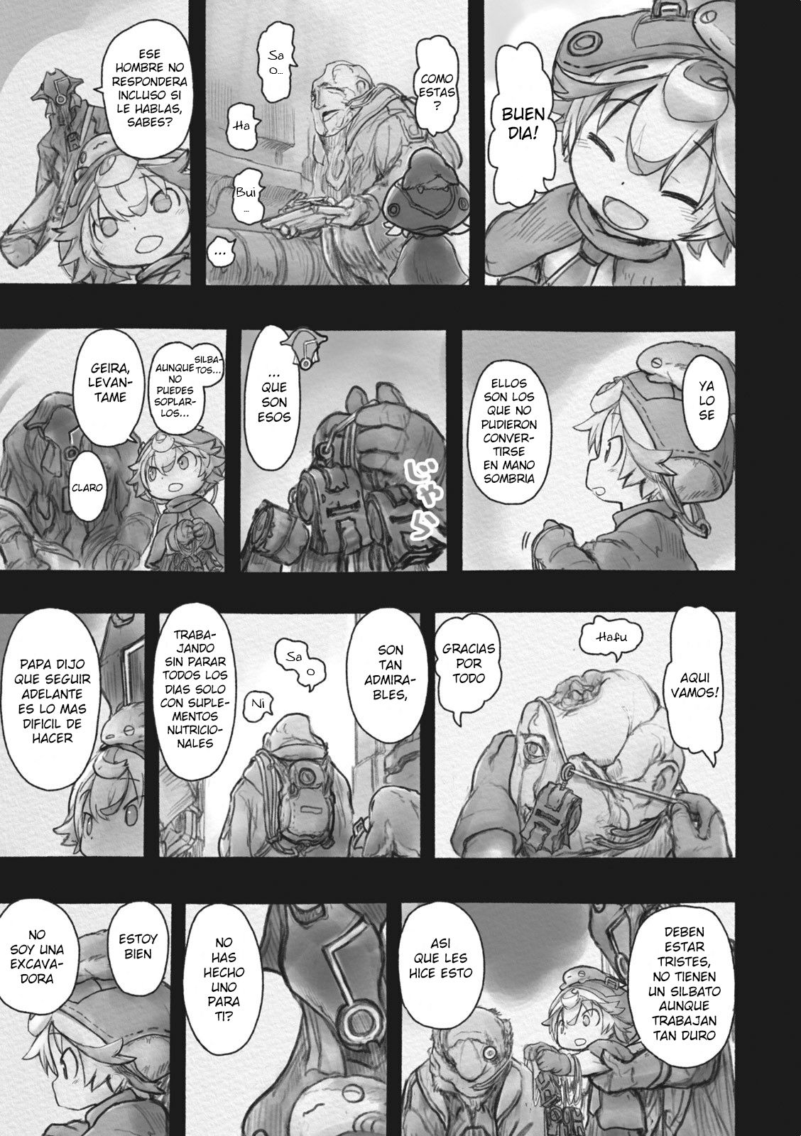 Made in Abyss Capitulo 37: Flor del Alba página 17