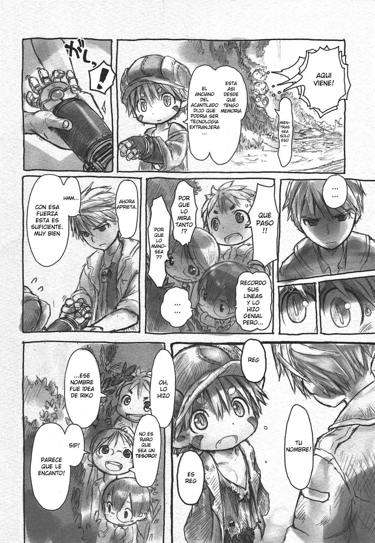 Made in Abyss Capitulo 4: El Orfanato de Belchero página 14