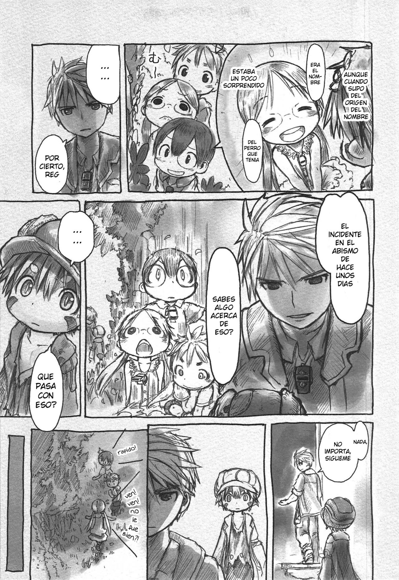 Made in Abyss Capitulo 4: El Orfanato de Belchero página 15