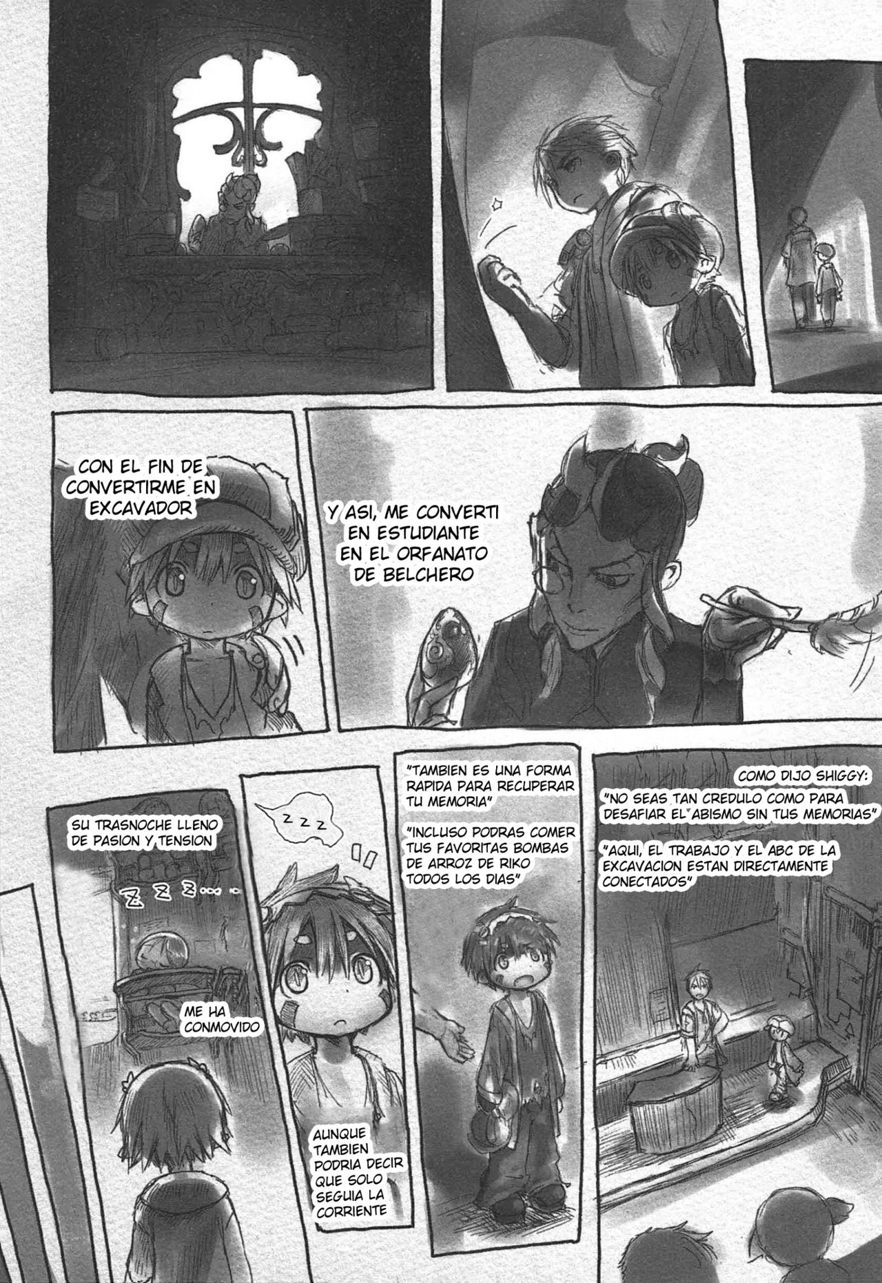 Made in Abyss Capitulo 4: El Orfanato de Belchero página 16