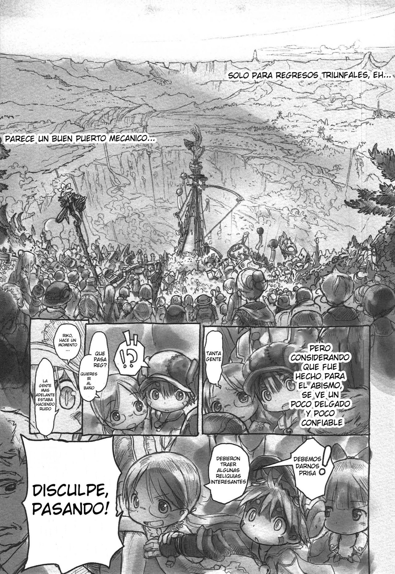 Made in Abyss Capitulo 4: El Orfanato de Belchero página 19
