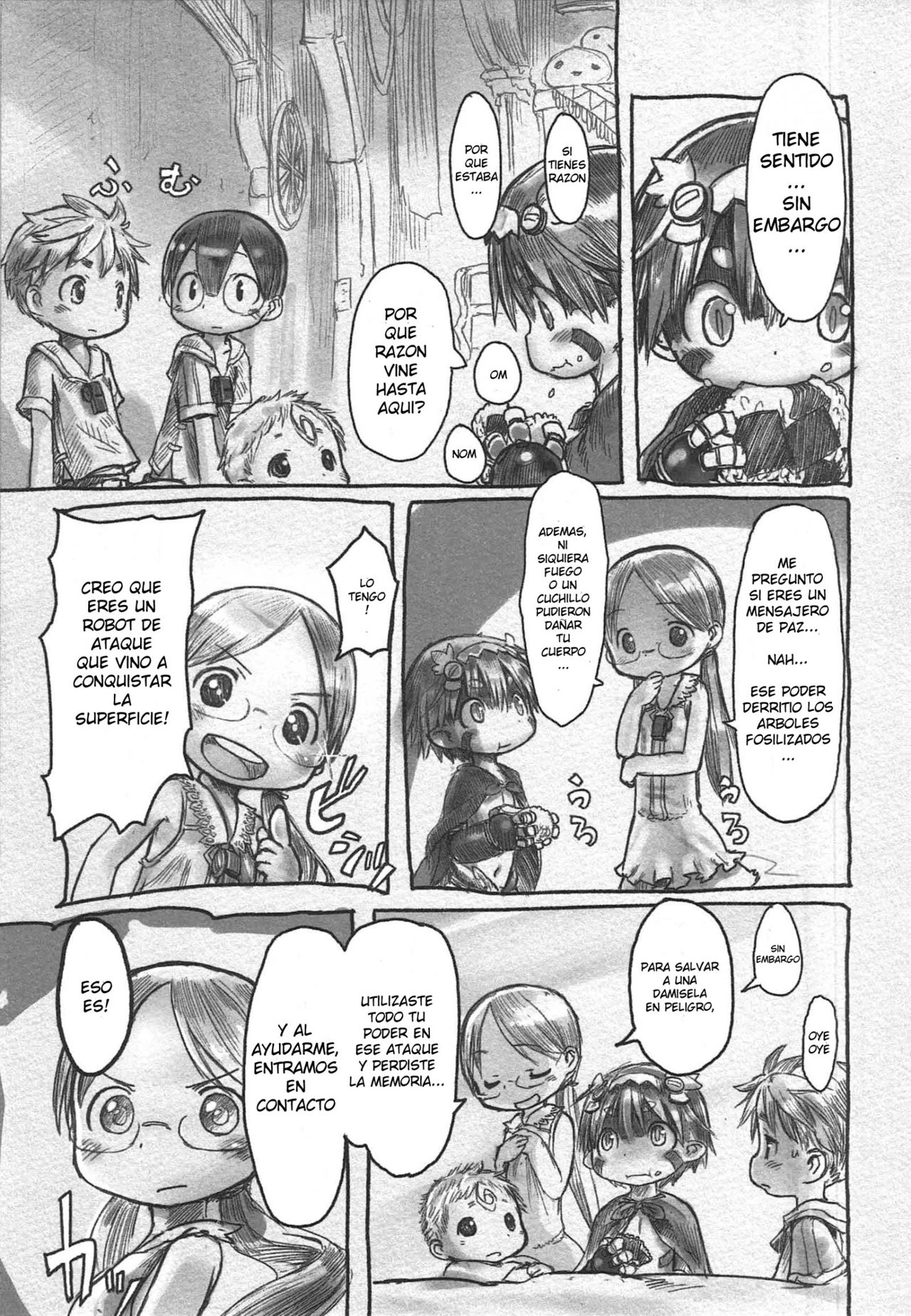 Made in Abyss Capitulo 4: El Orfanato de Belchero página 5