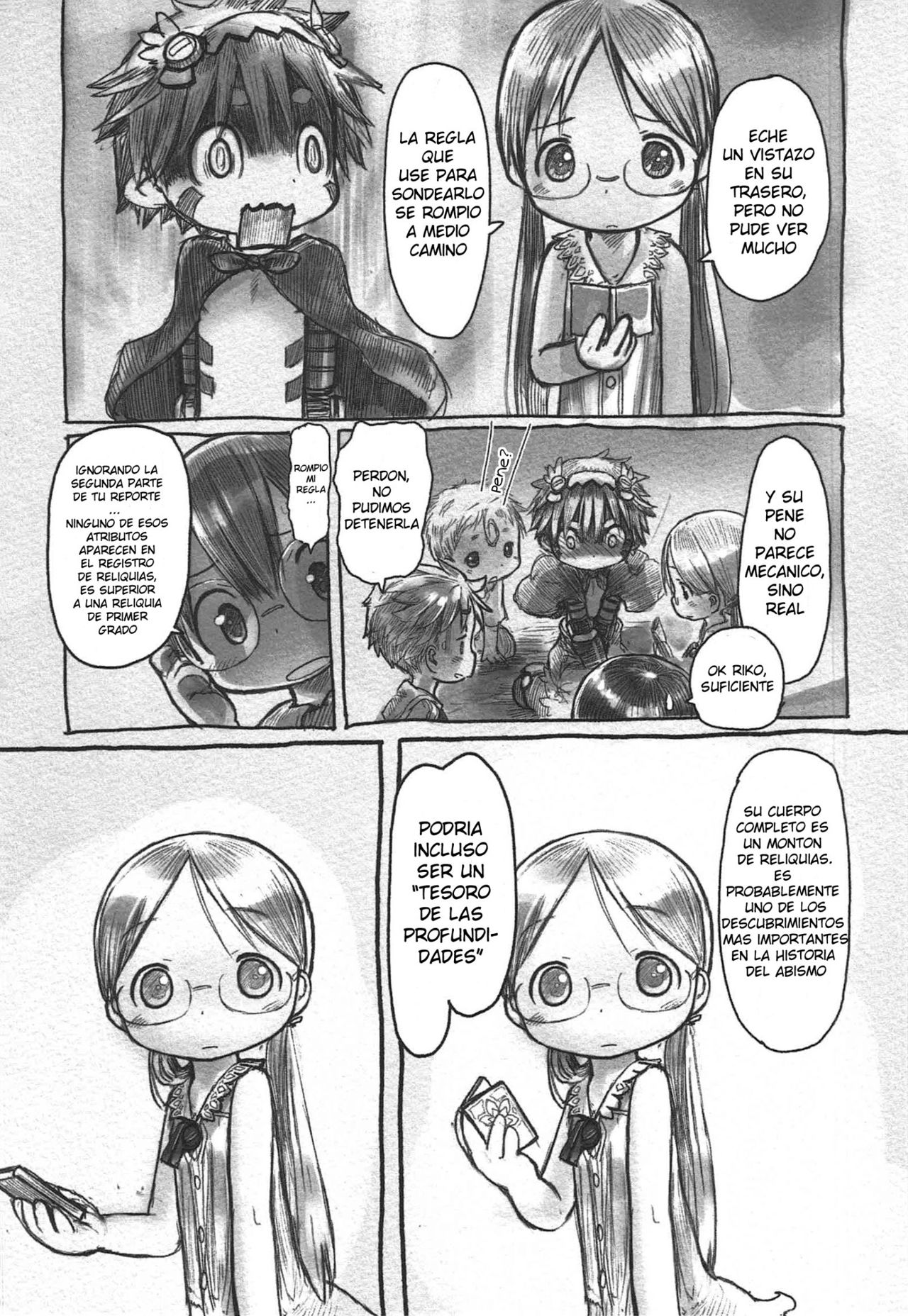 Made in Abyss Capitulo 4: El Orfanato de Belchero página 9