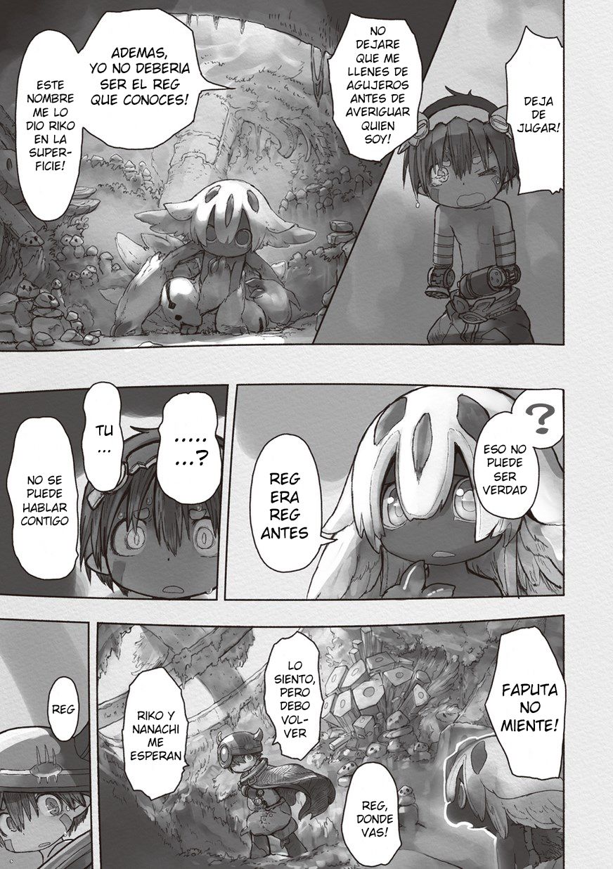Made in Abyss Capitulo 42: Princesa Narehate página 21