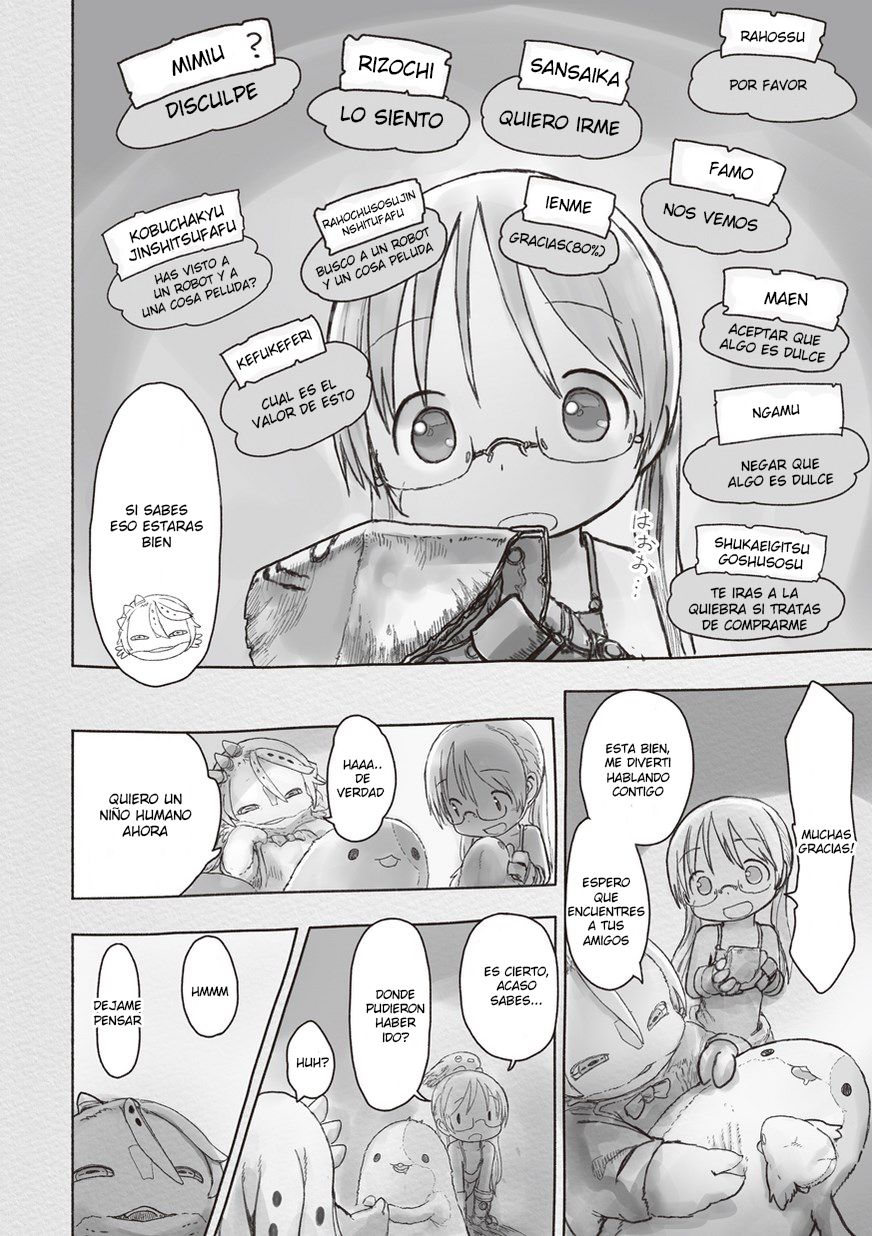 Made in Abyss Capitulo 44: Restaurante Narehate página 20