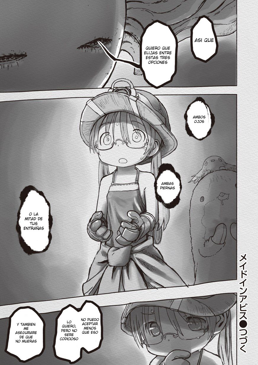 Made in Abyss Capitulo 45: Prisioneros página 25