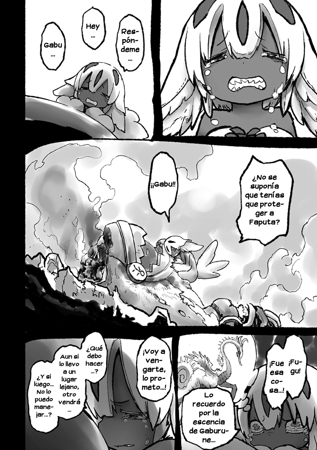 Made in Abyss Capitulo 55: Faputa y Reg página 12