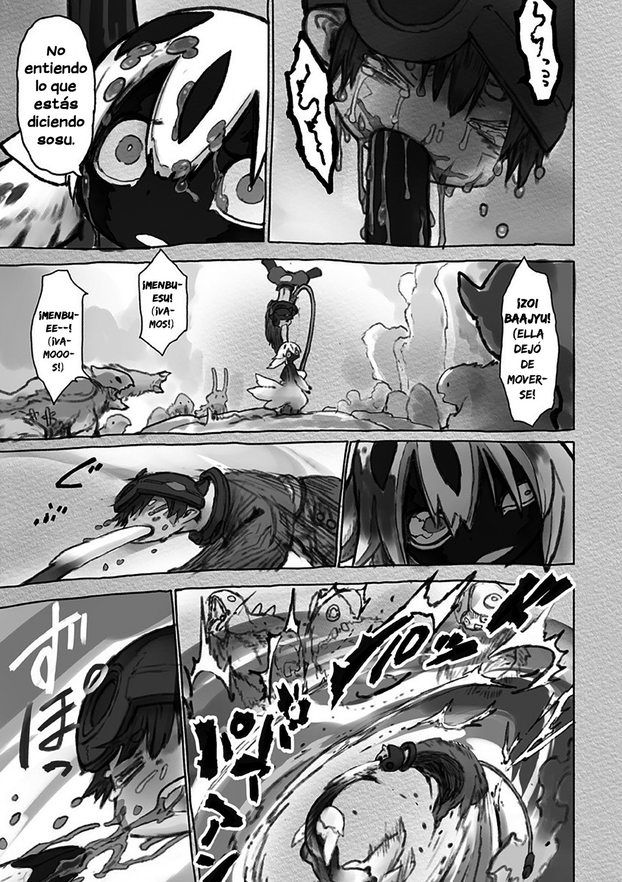 Made in Abyss Capitulo 55: Faputa y Reg página 19