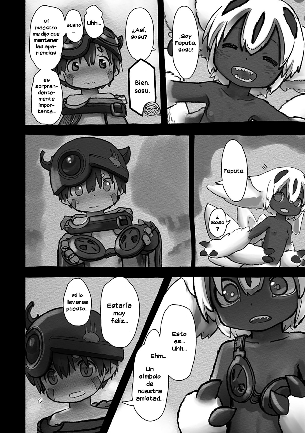 Made in Abyss Capitulo 55: Faputa y Reg página 24