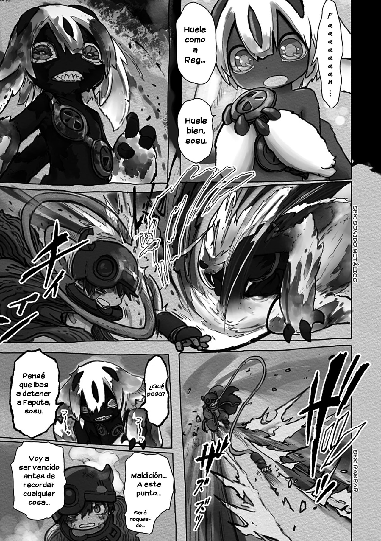Made in Abyss Capitulo 55: Faputa y Reg página 25