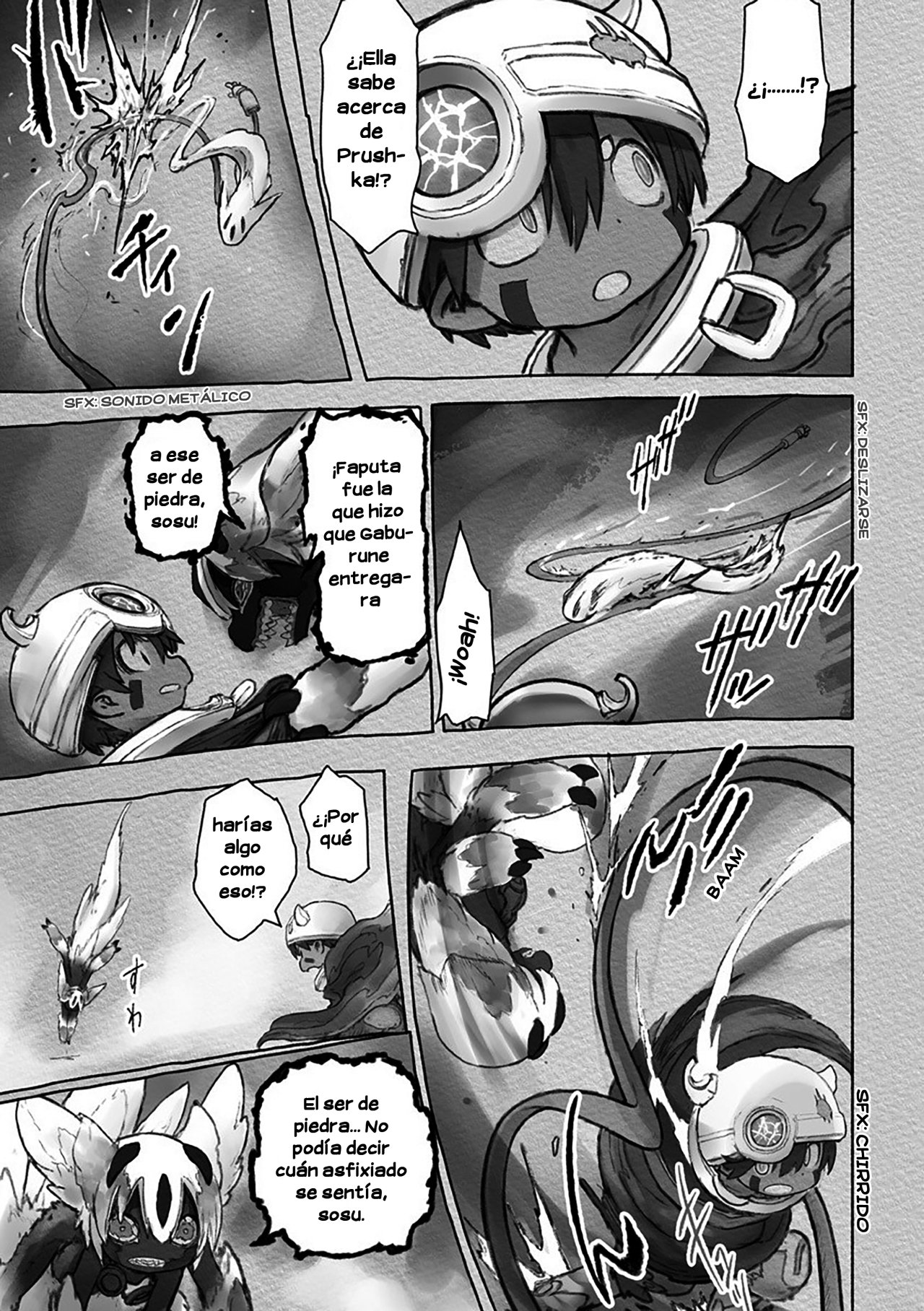 Made in Abyss Capitulo 55: Faputa y Reg página 29