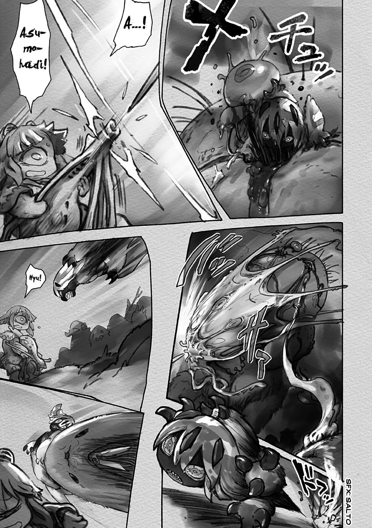 Made in Abyss Capitulo 55: Faputa y Reg página 3