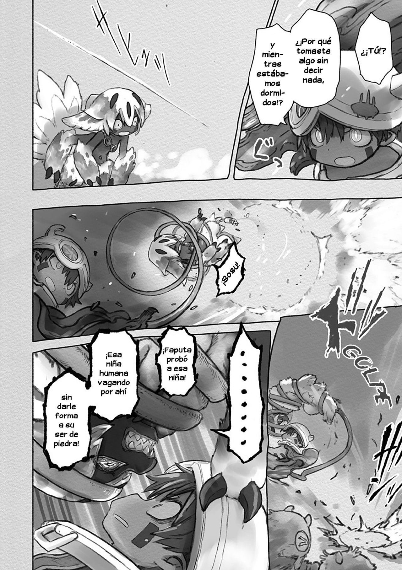 Made in Abyss Capitulo 55: Faputa y Reg página 30