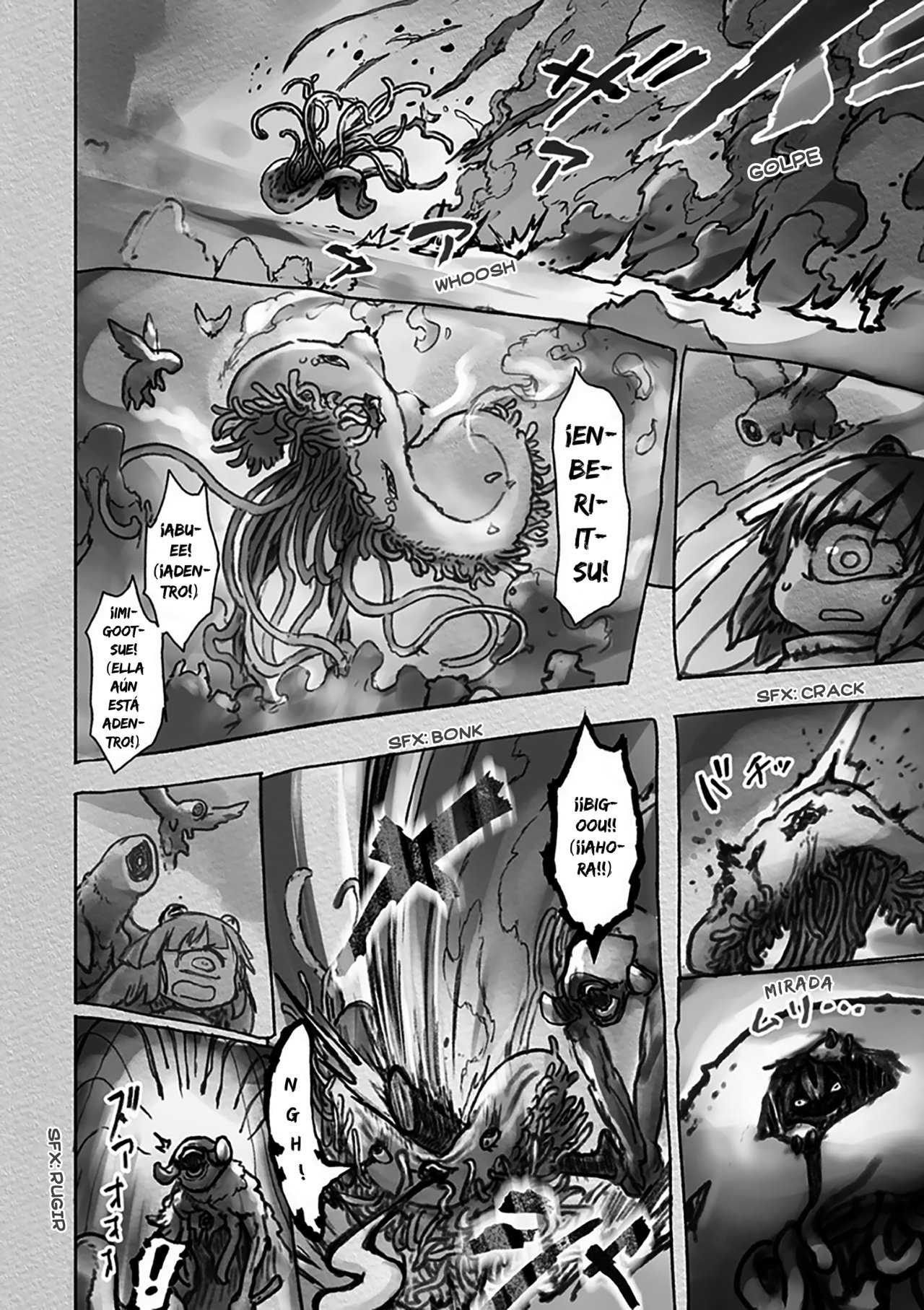 Made in Abyss Capitulo 55: Faputa y Reg página 4