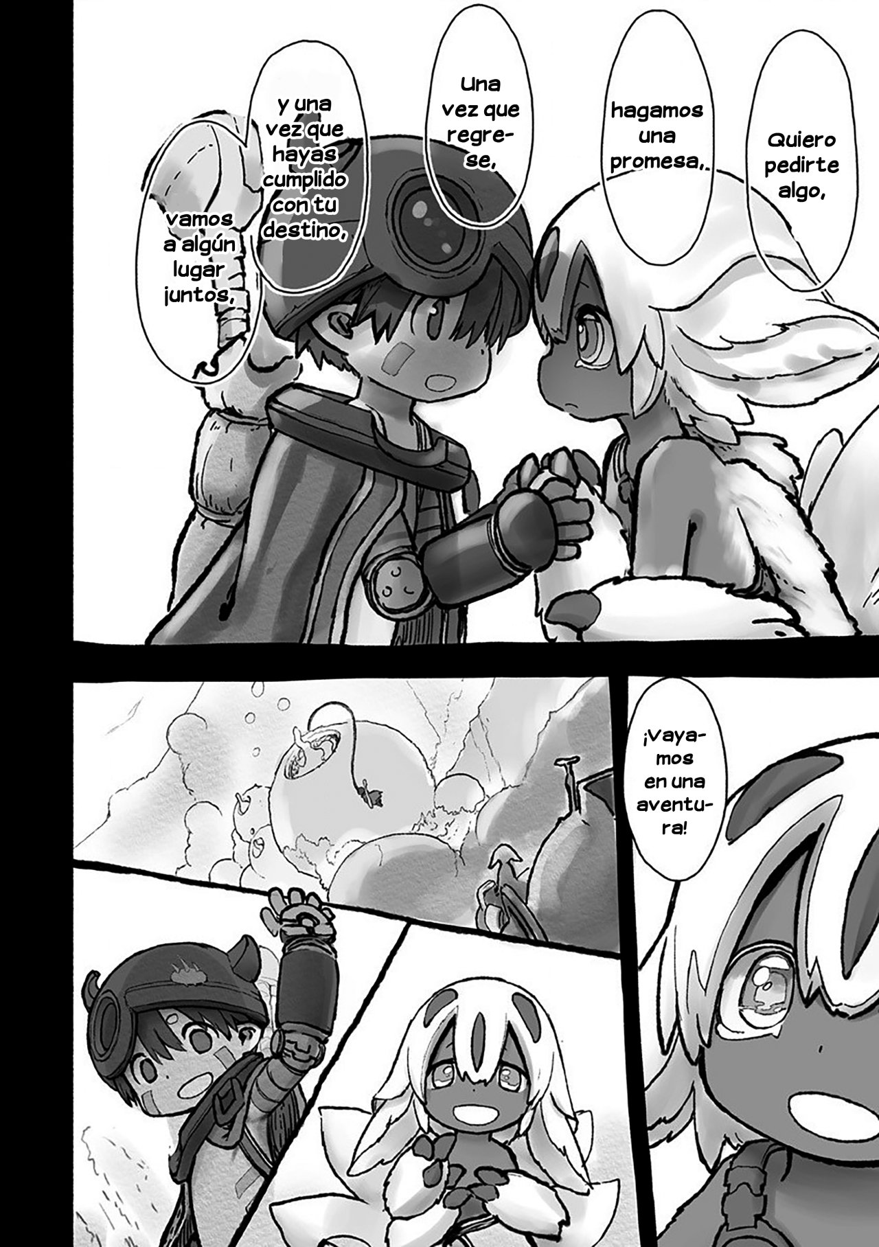 Made in Abyss Capitulo 55: Faputa y Reg página 40