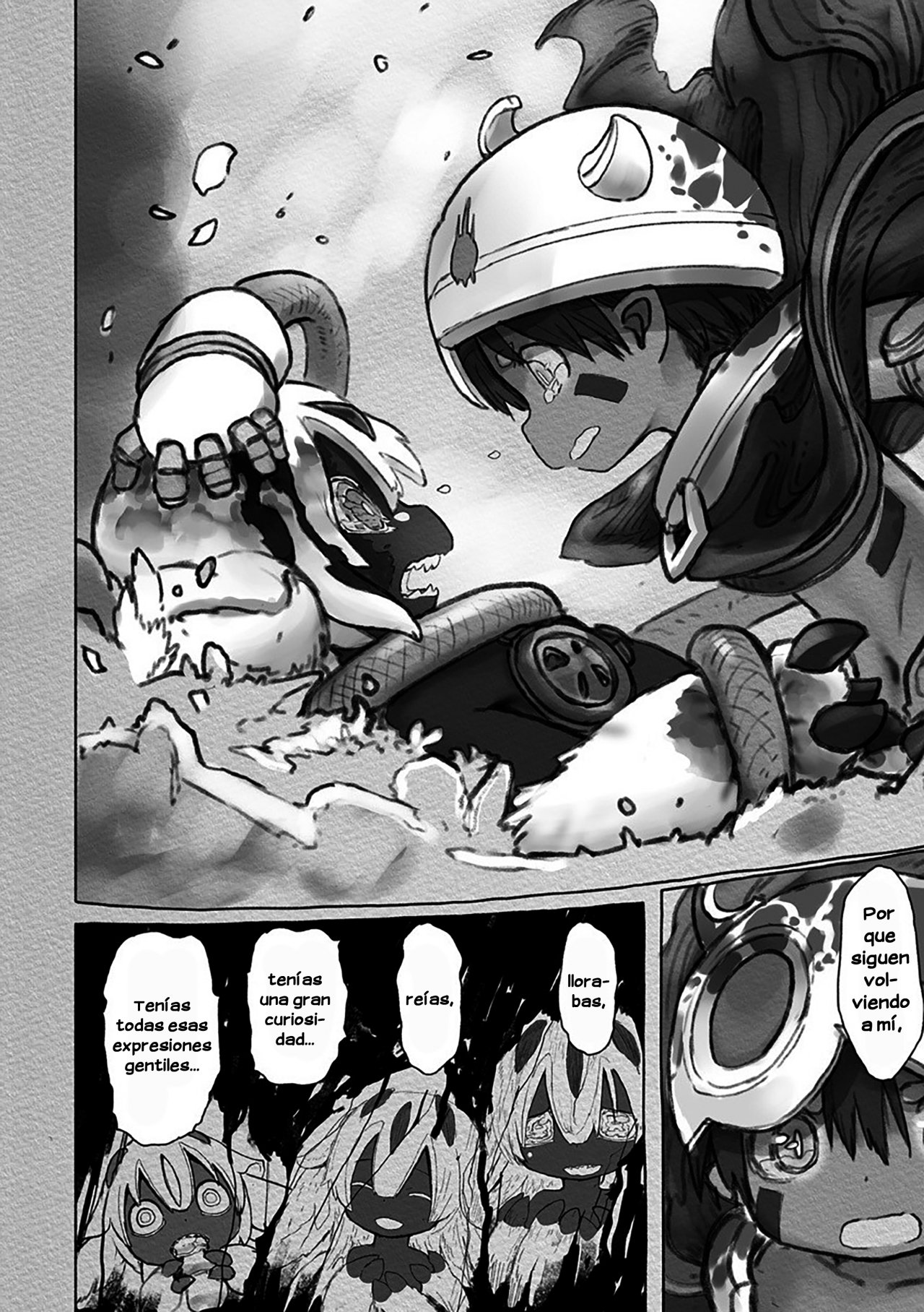 Made in Abyss Capitulo 55: Faputa y Reg página 42