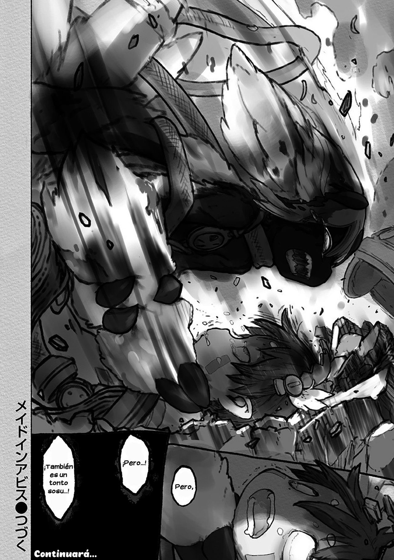 Made in Abyss Capitulo 55: Faputa y Reg página 44