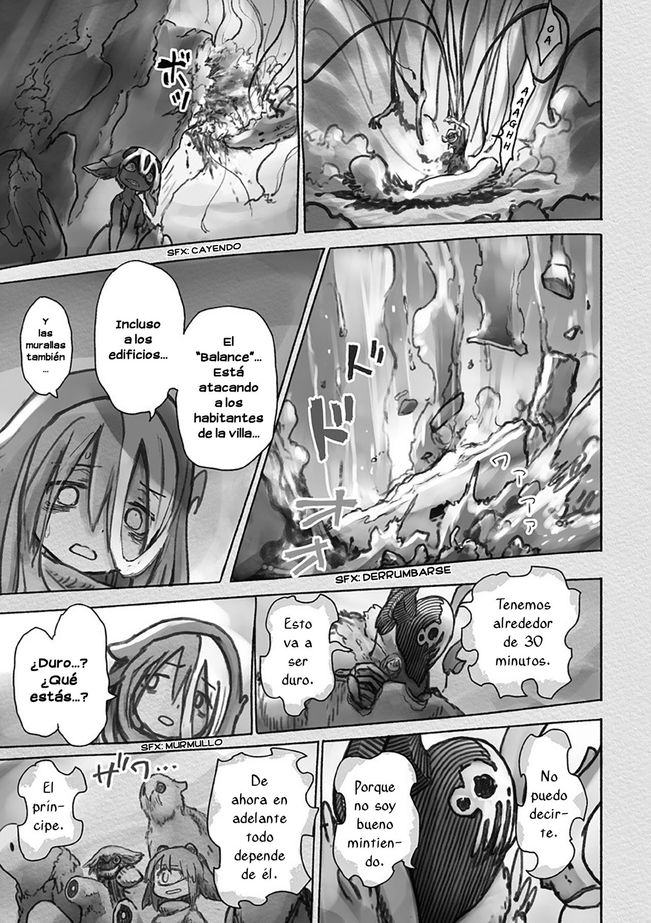 Made in Abyss Capitulo 55: Faputa y Reg página 5