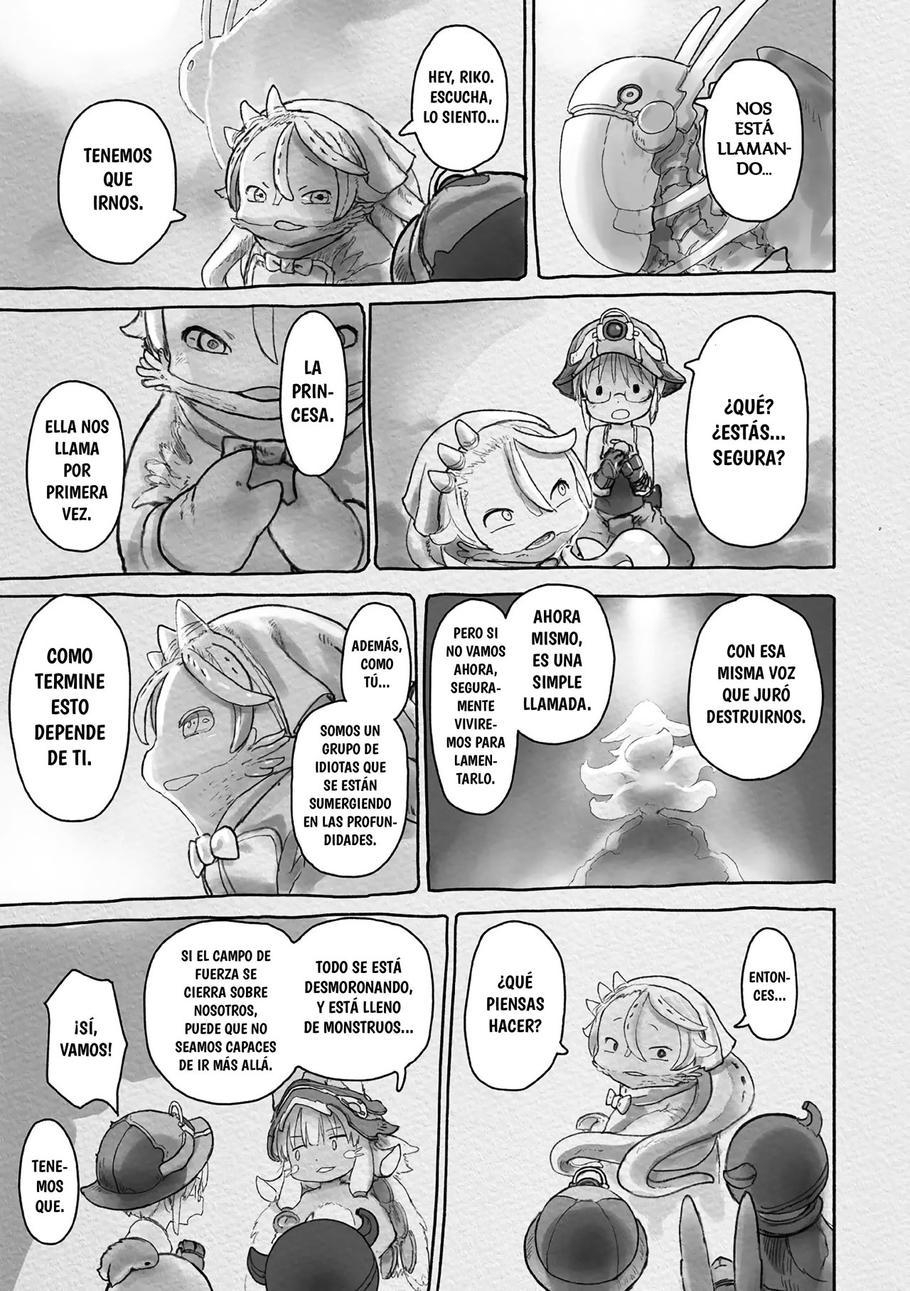 Made in Abyss Capitulo 58: Hacia el Camino de la Llama página 21
