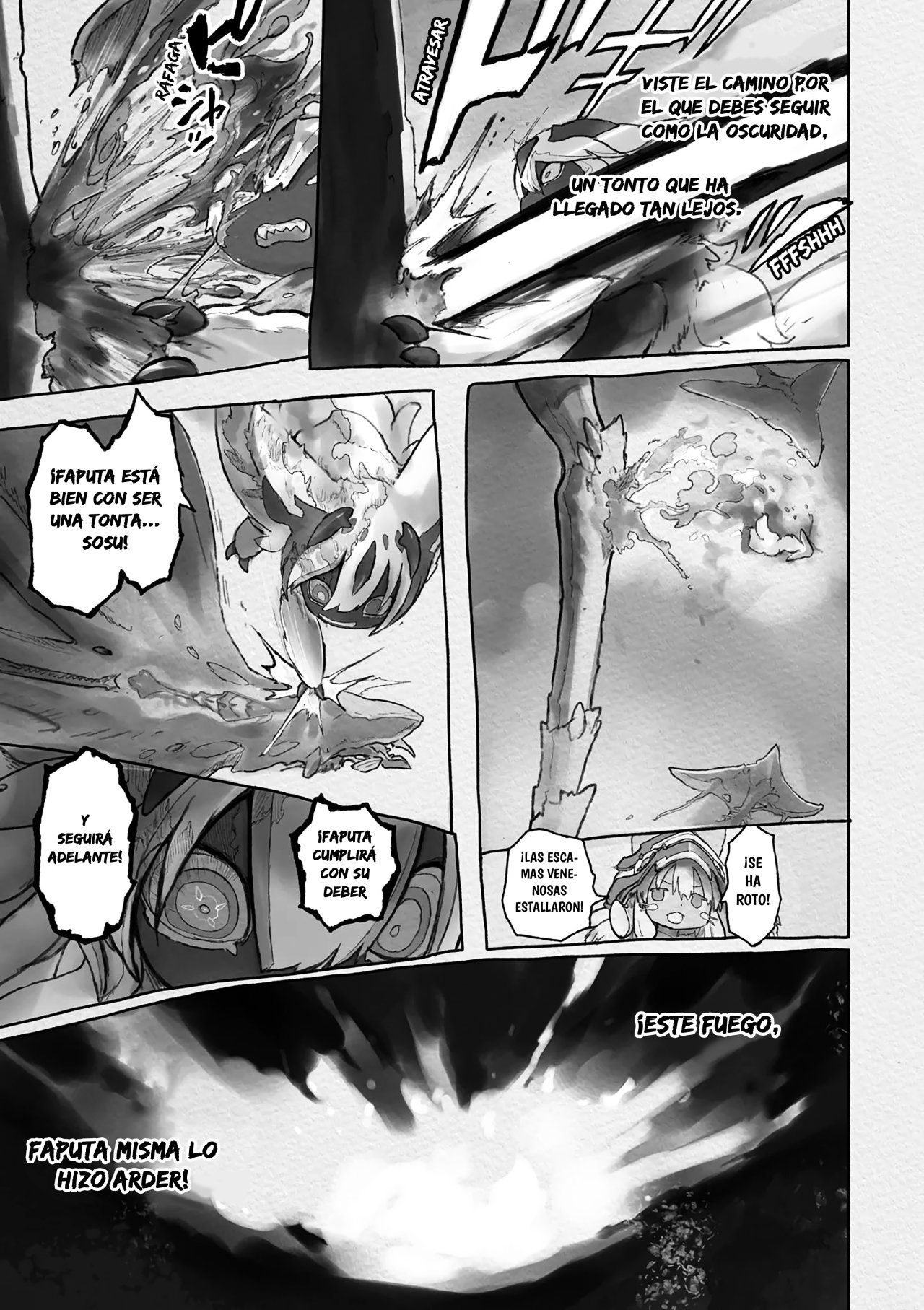 Made in Abyss Capitulo 58: Hacia el Camino de la Llama página 9
