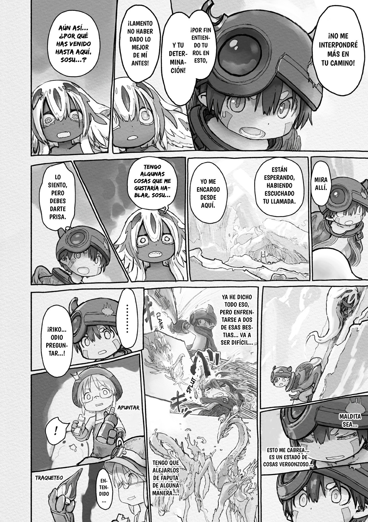 Made in Abyss Capitulo 59: Una Cálida Oscuridad página 14