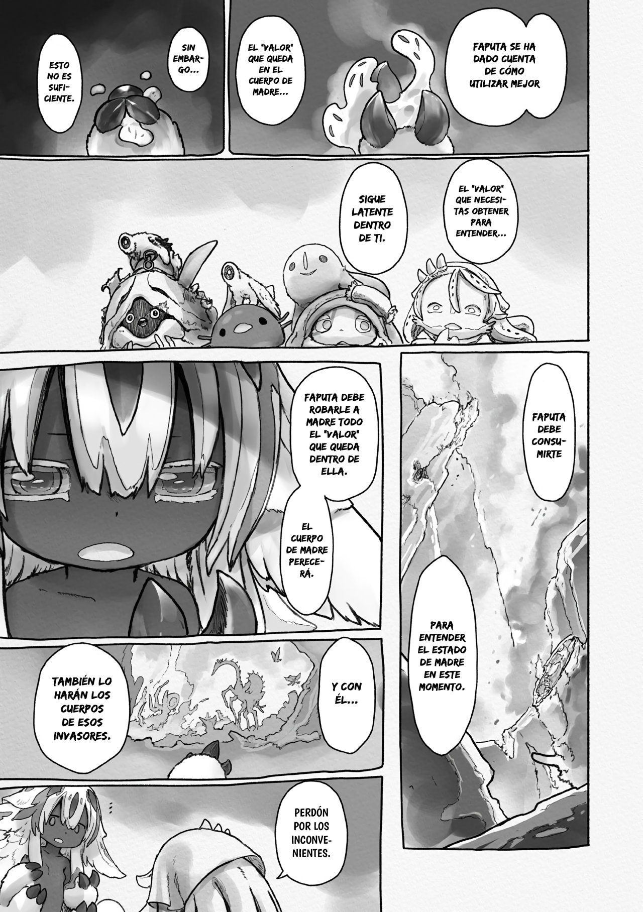 Made in Abyss Capitulo 59: Una Cálida Oscuridad página 19
