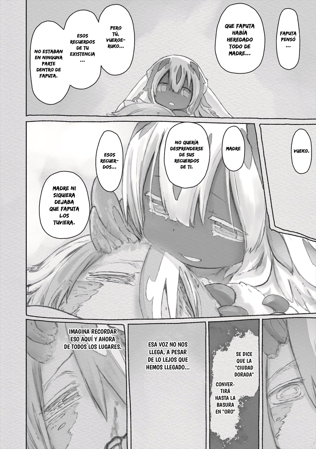 Made in Abyss Capitulo 60: Oro página 14