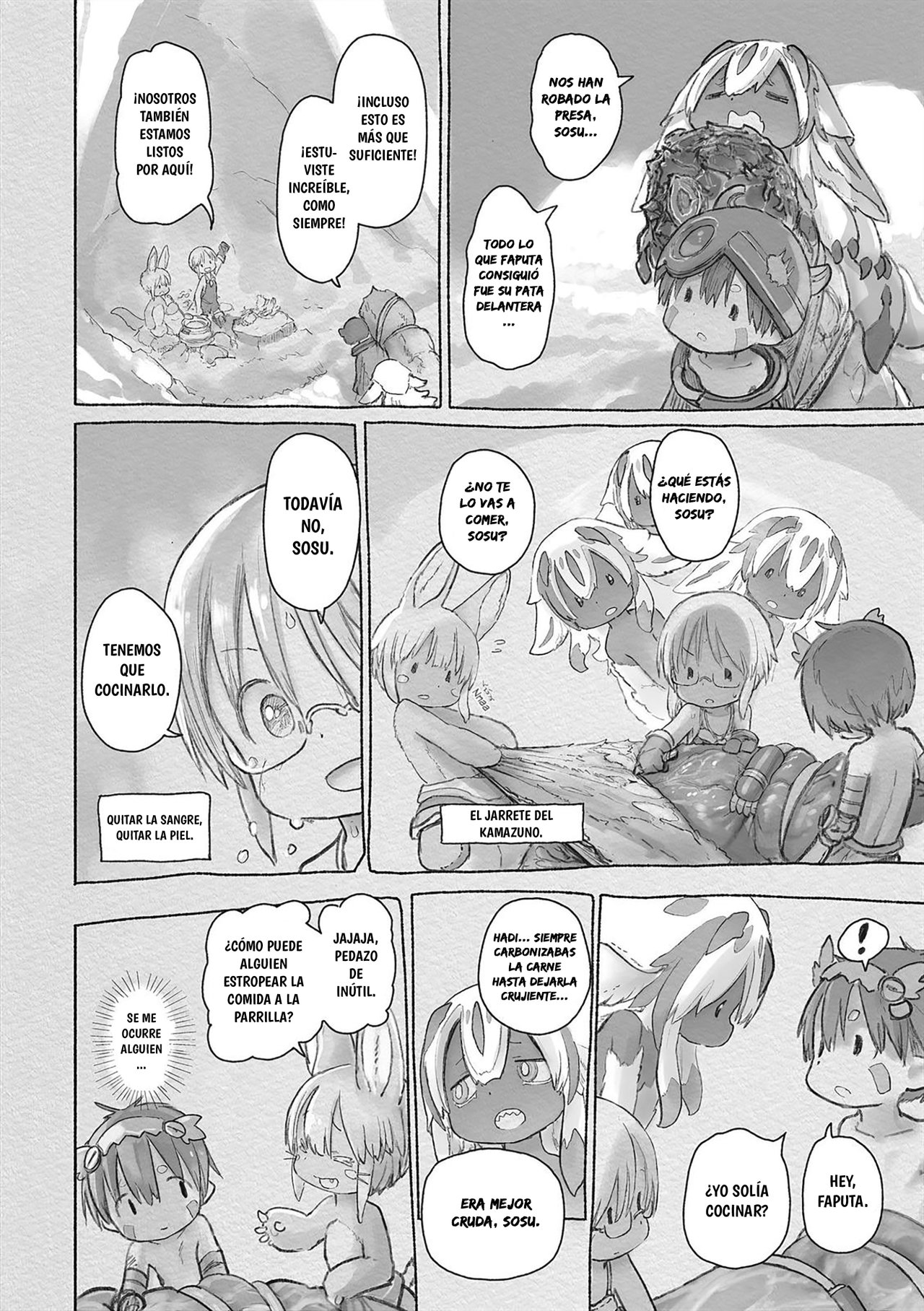 Made in Abyss Capitulo 61: Puedes ir donde sea página 14
