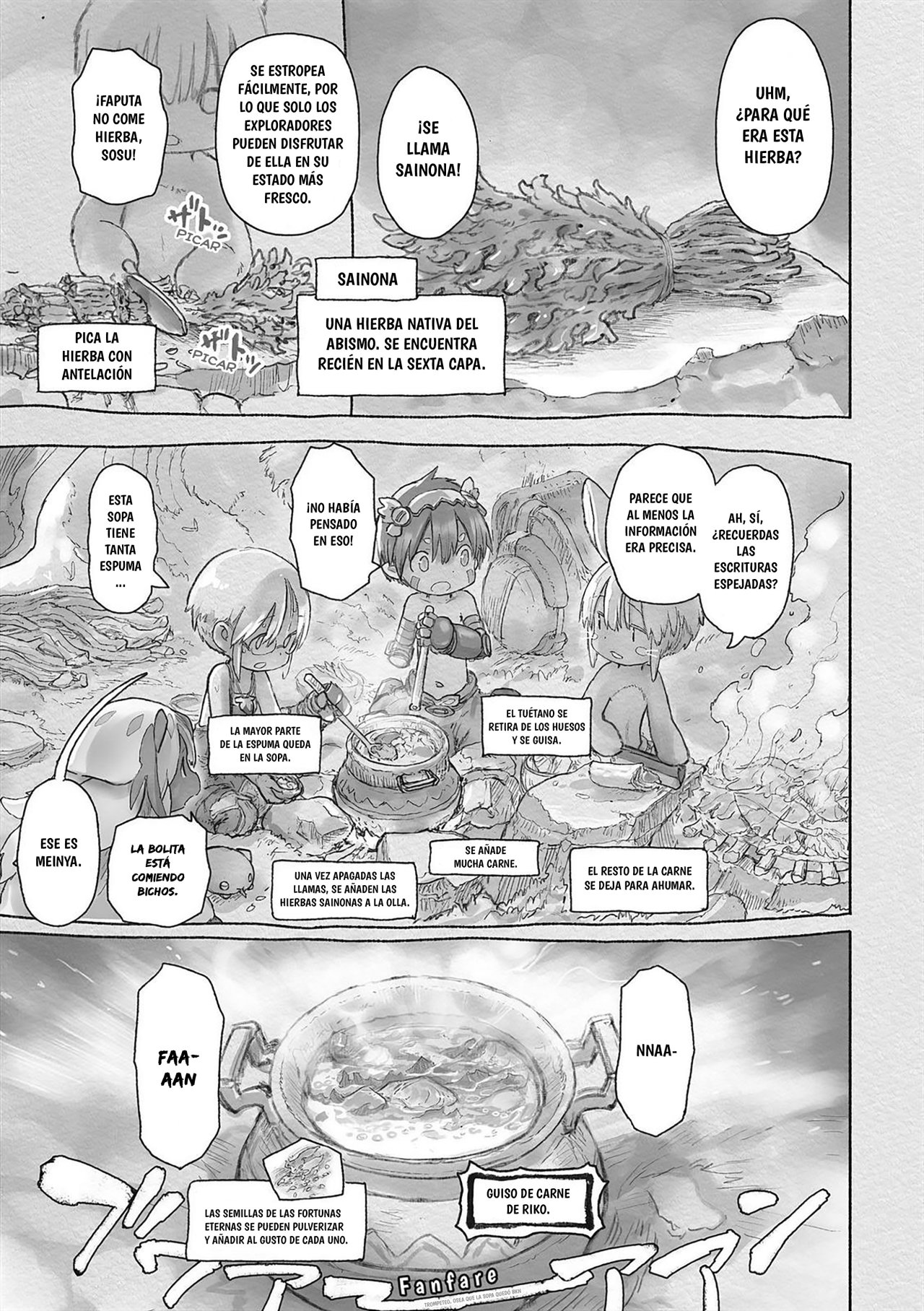 Made in Abyss Capitulo 61: Puedes ir donde sea página 15