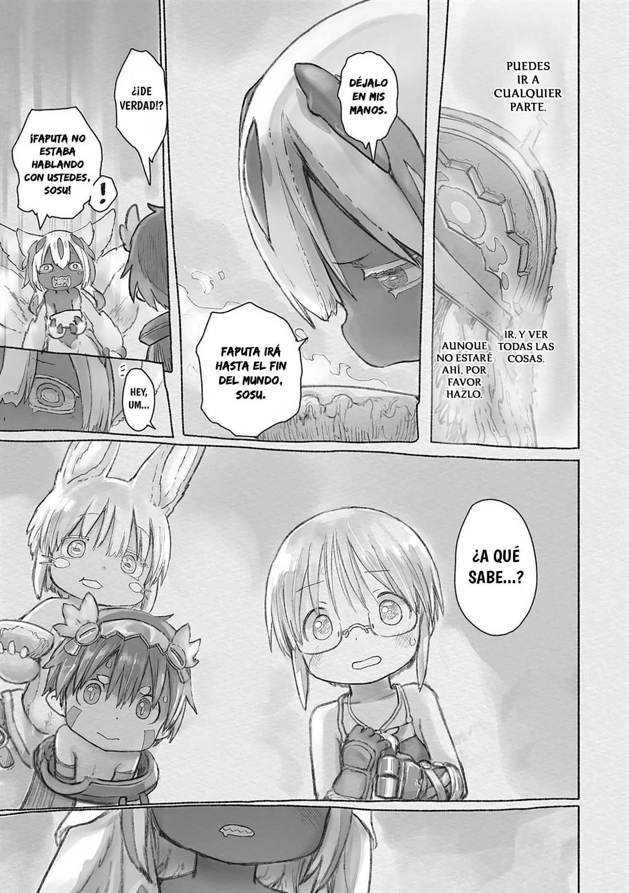 Made in Abyss Capitulo 61: Puedes ir donde sea página 19