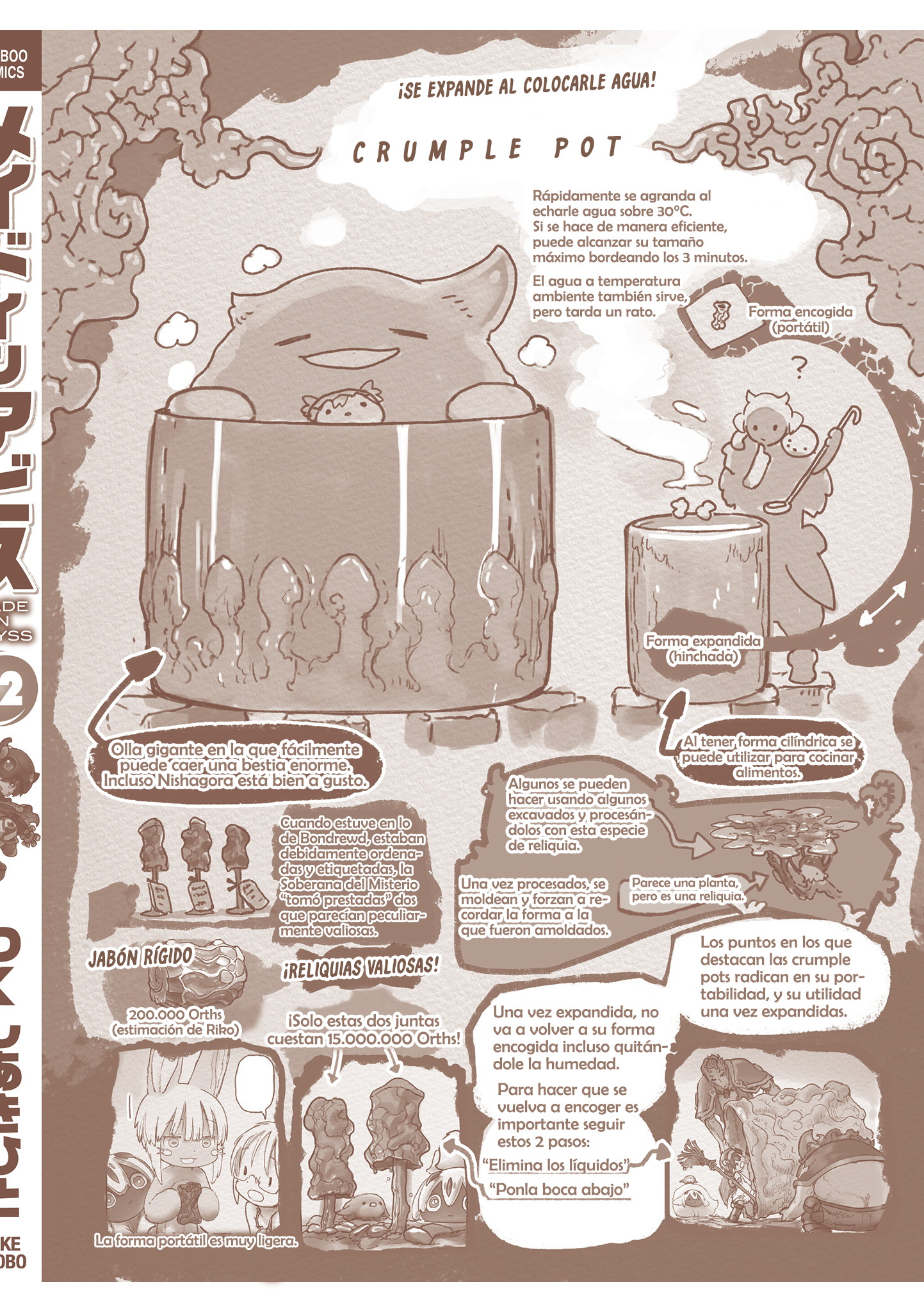 Made in Abyss Capitulo 66.5: Volumen 12 Extras página 5