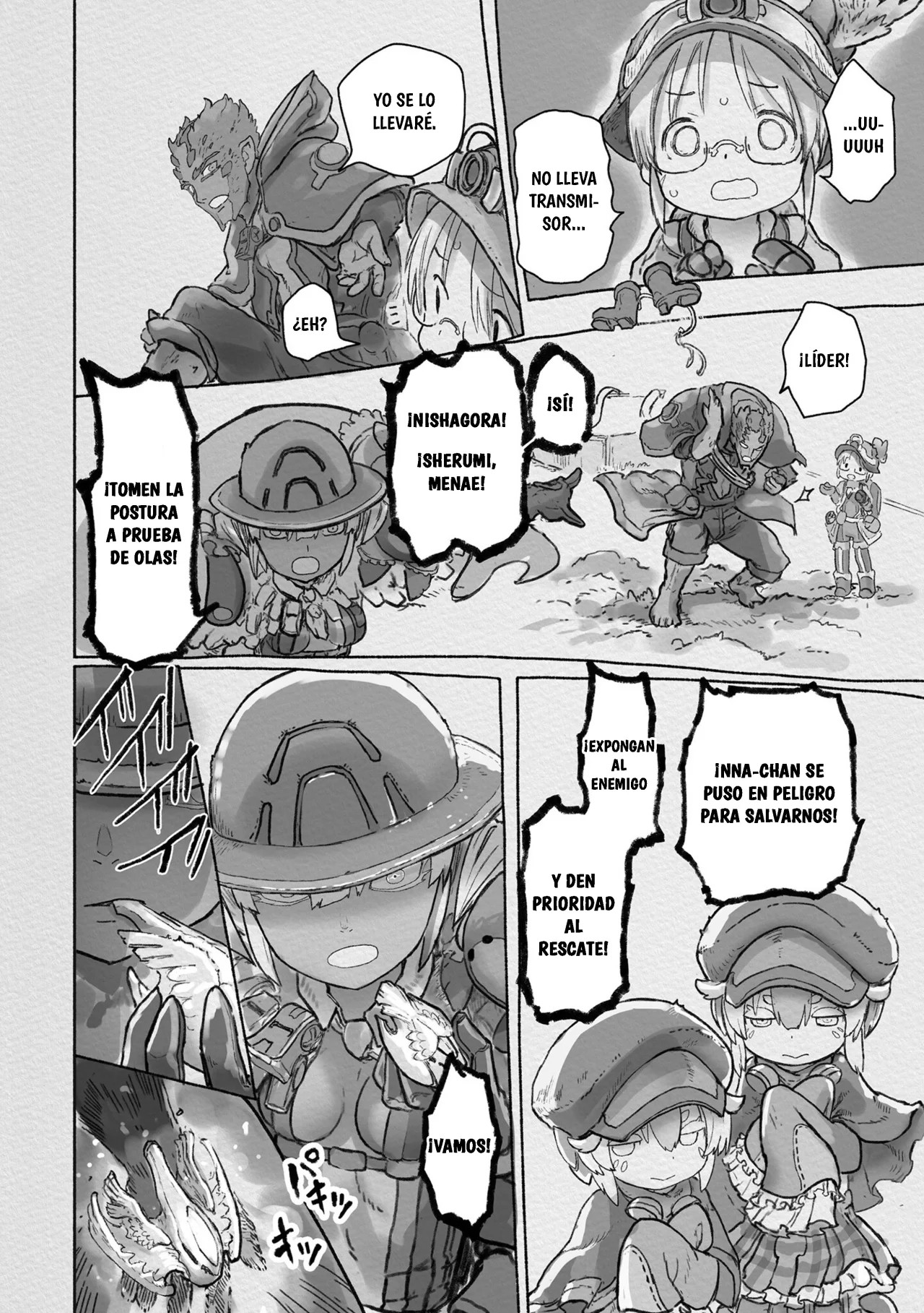 Made in Abyss Capitulo 68: Zona de peligro en el Torbellino página 10