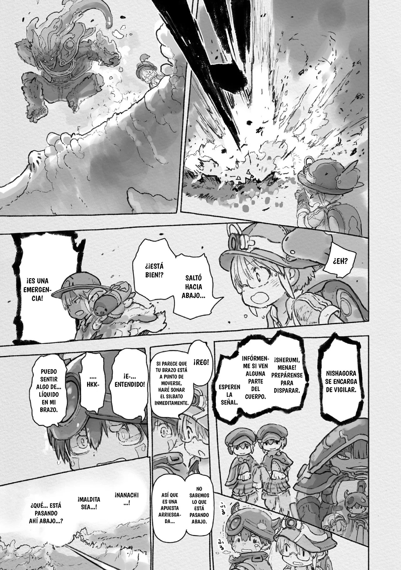 Made in Abyss Capitulo 68: Zona de peligro en el Torbellino página 13