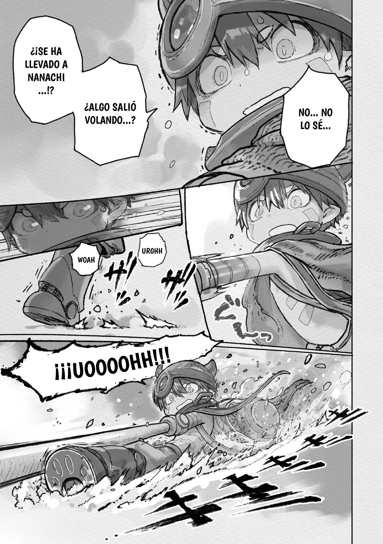 Made in Abyss Capitulo 68: Zona de peligro en el Torbellino página 3