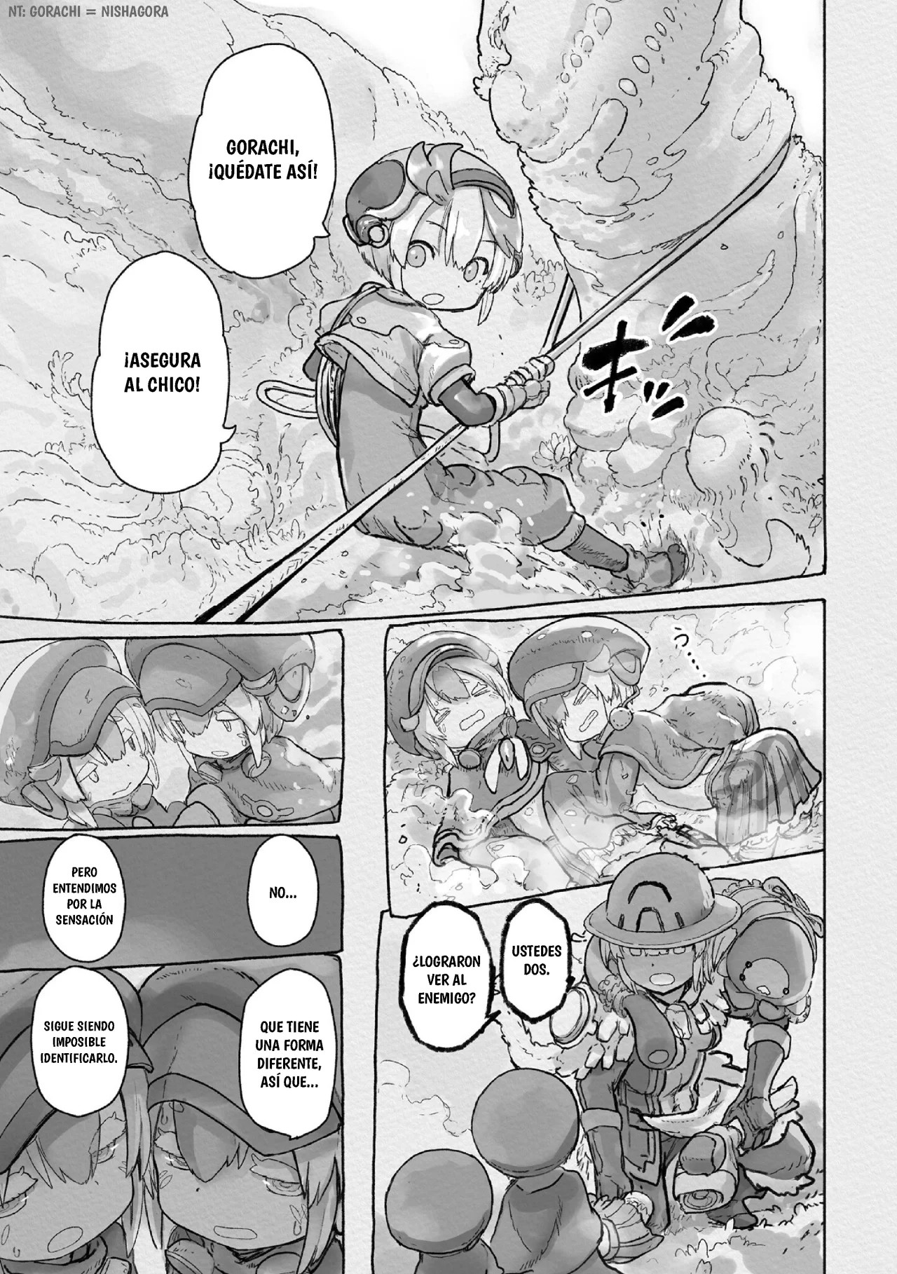 Made in Abyss Capitulo 68: Zona de peligro en el Torbellino página 5