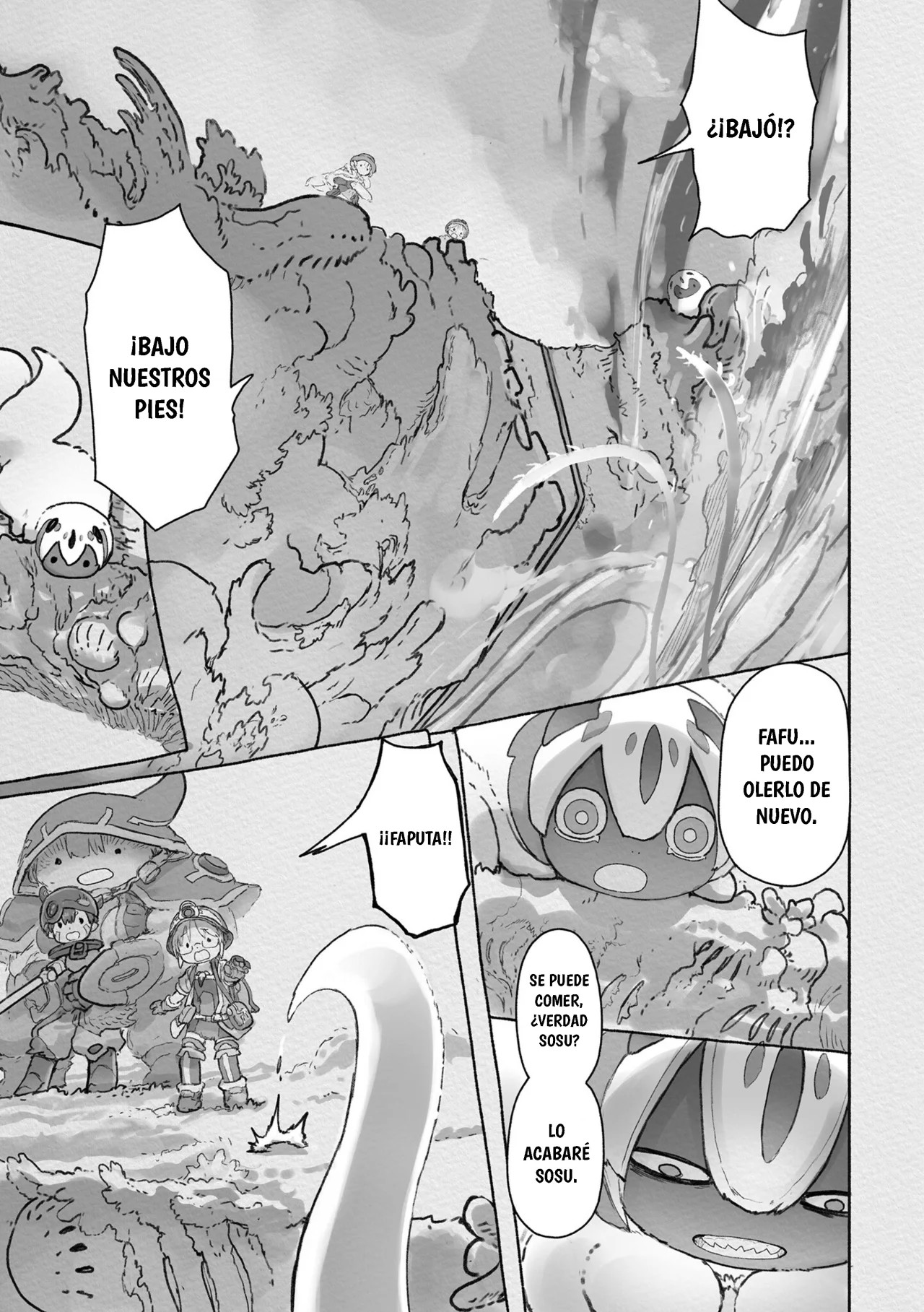 Made in Abyss Capitulo 68: Zona de peligro en el Torbellino página 9