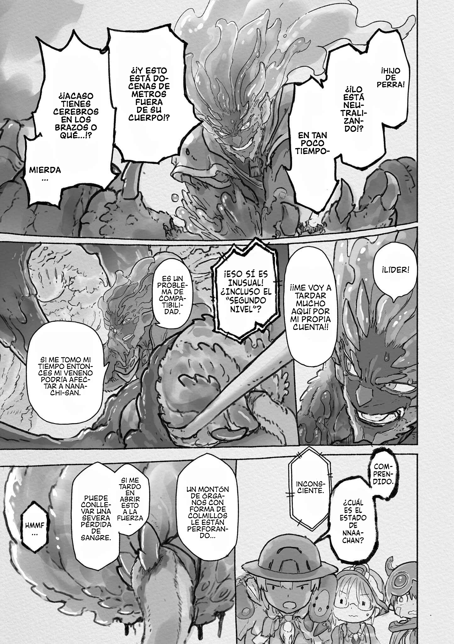 Made in Abyss Capitulo 69: Zona de peligro en el Torbellino Parte 2 página 10