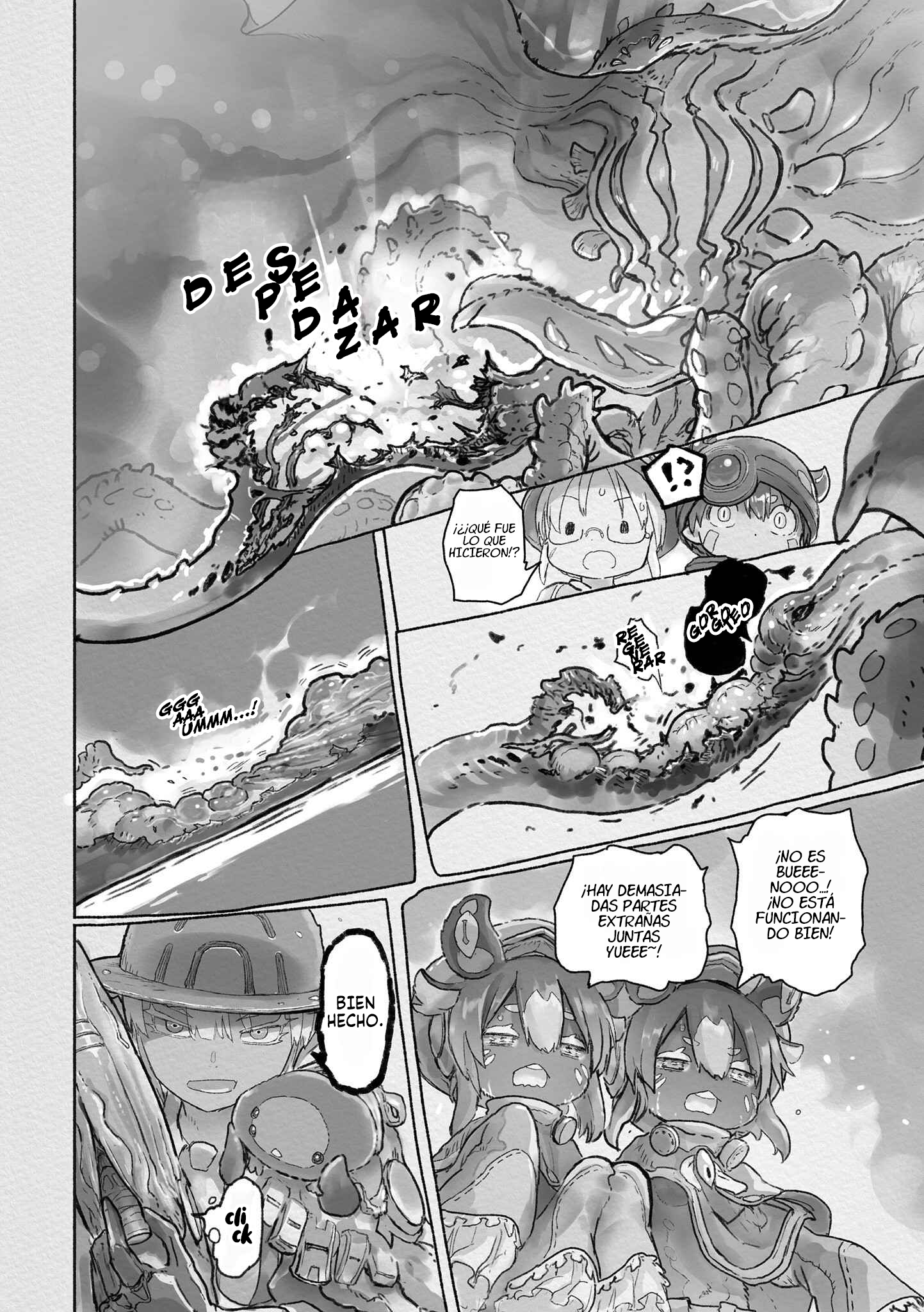 Made in Abyss Capitulo 69: Zona de peligro en el Torbellino Parte 2 página 18