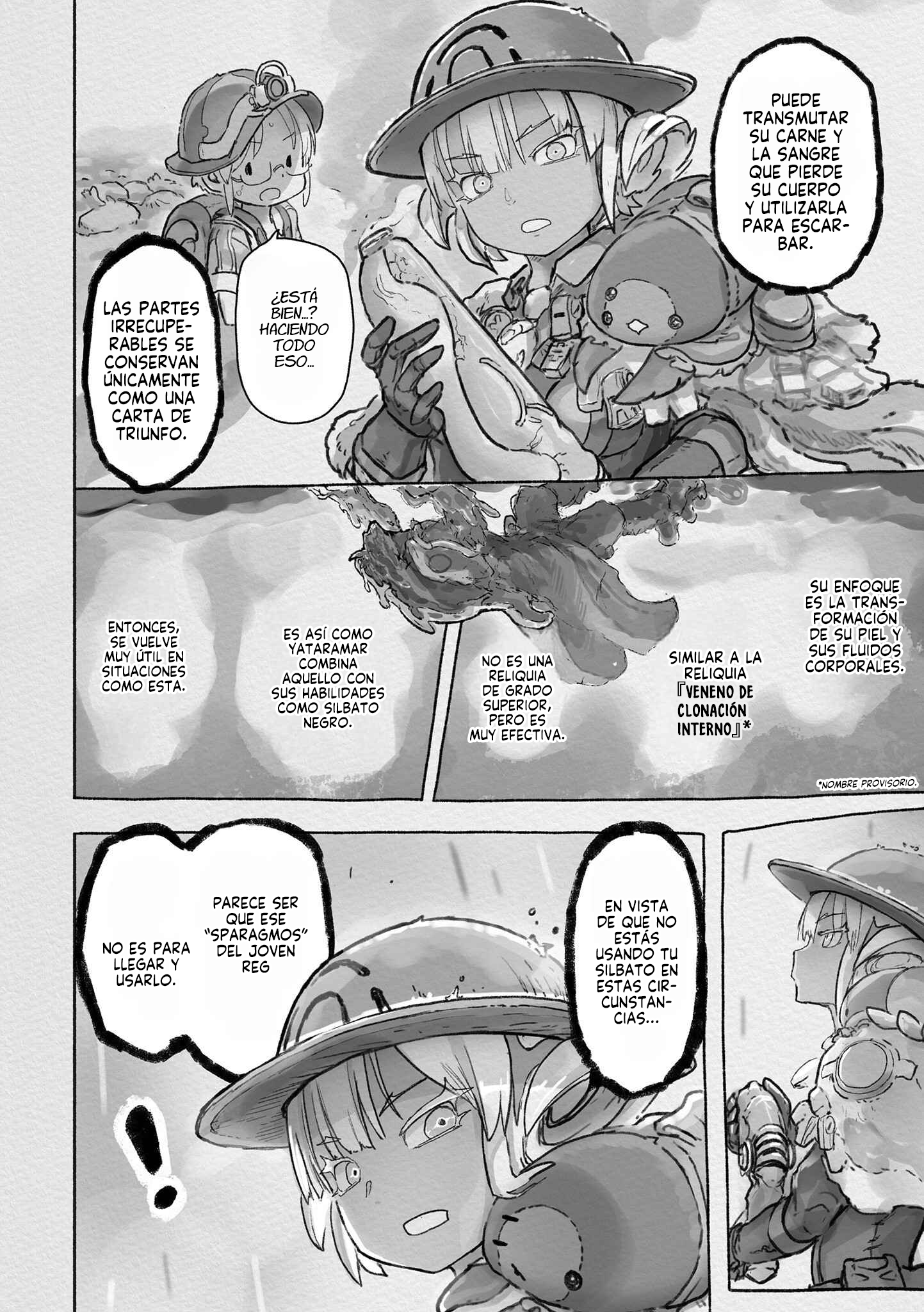 Made in Abyss Capitulo 69: Zona de peligro en el Torbellino Parte 2 página 3