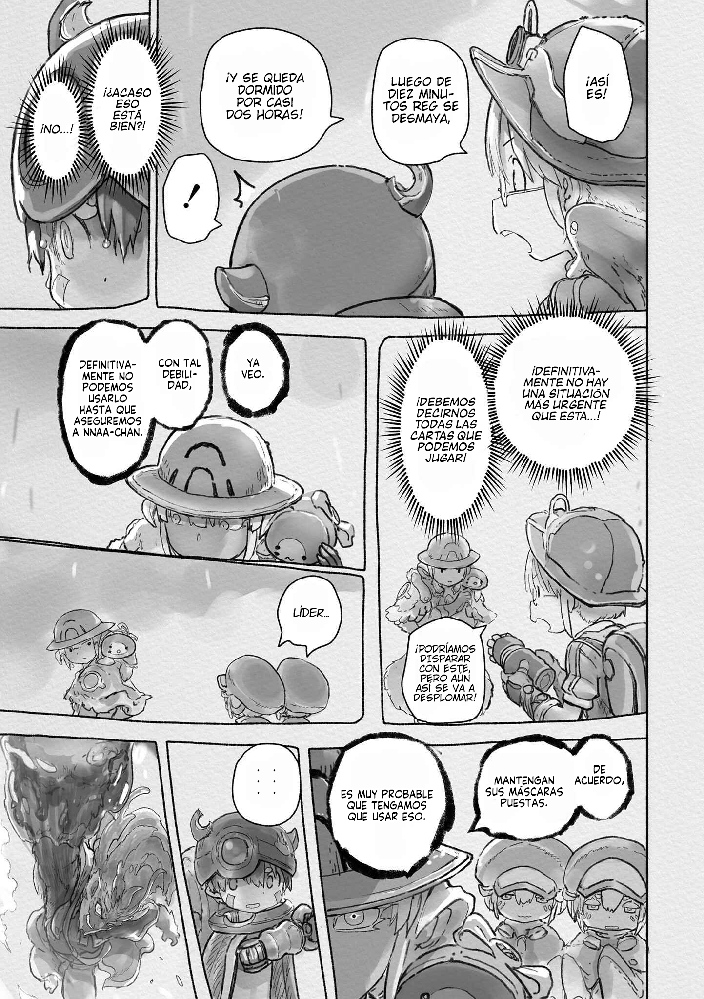Made in Abyss Capitulo 69: Zona de peligro en el Torbellino Parte 2 página 4