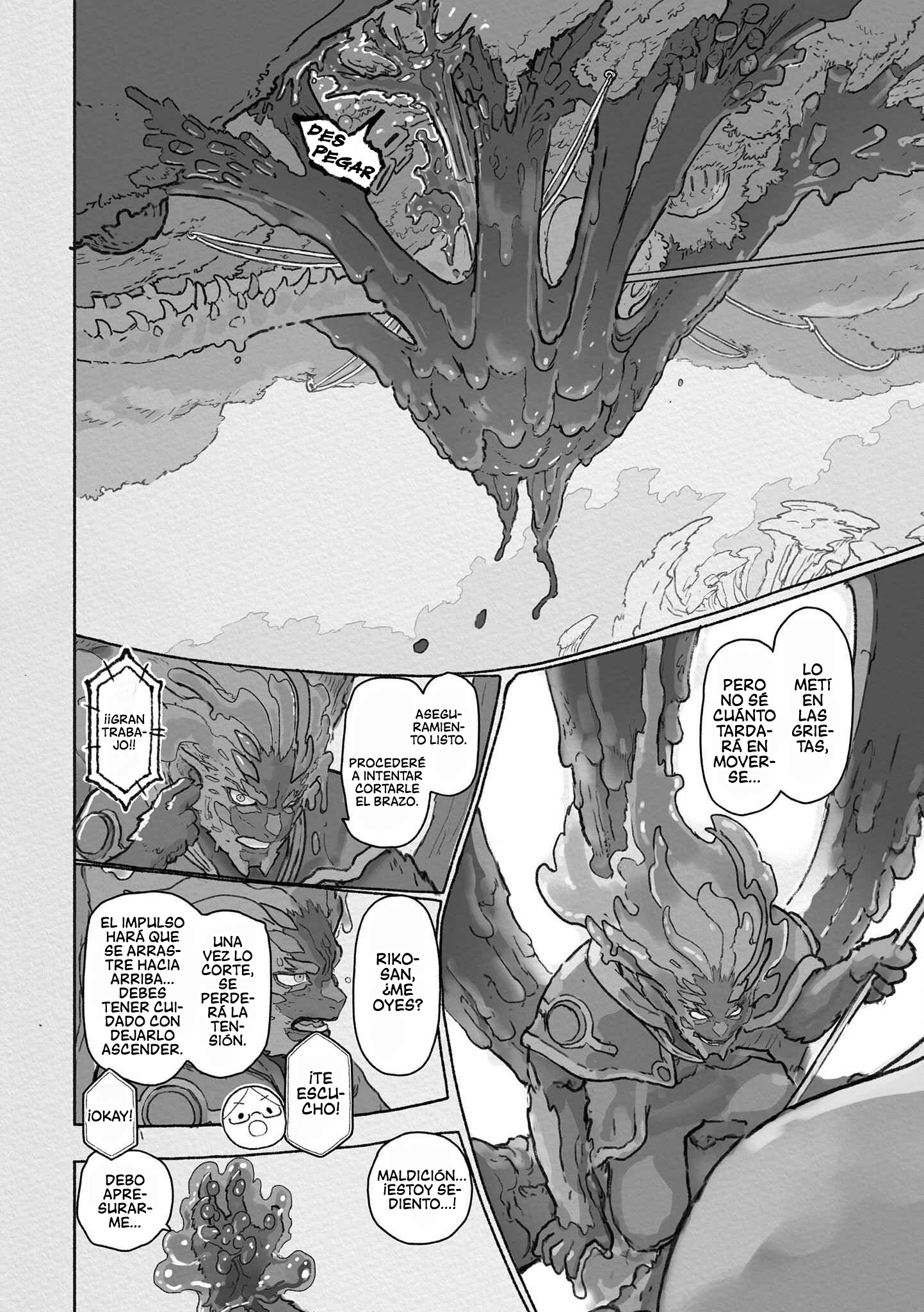 Made in Abyss Capitulo 69: Zona de peligro en el Torbellino Parte 2 página 7