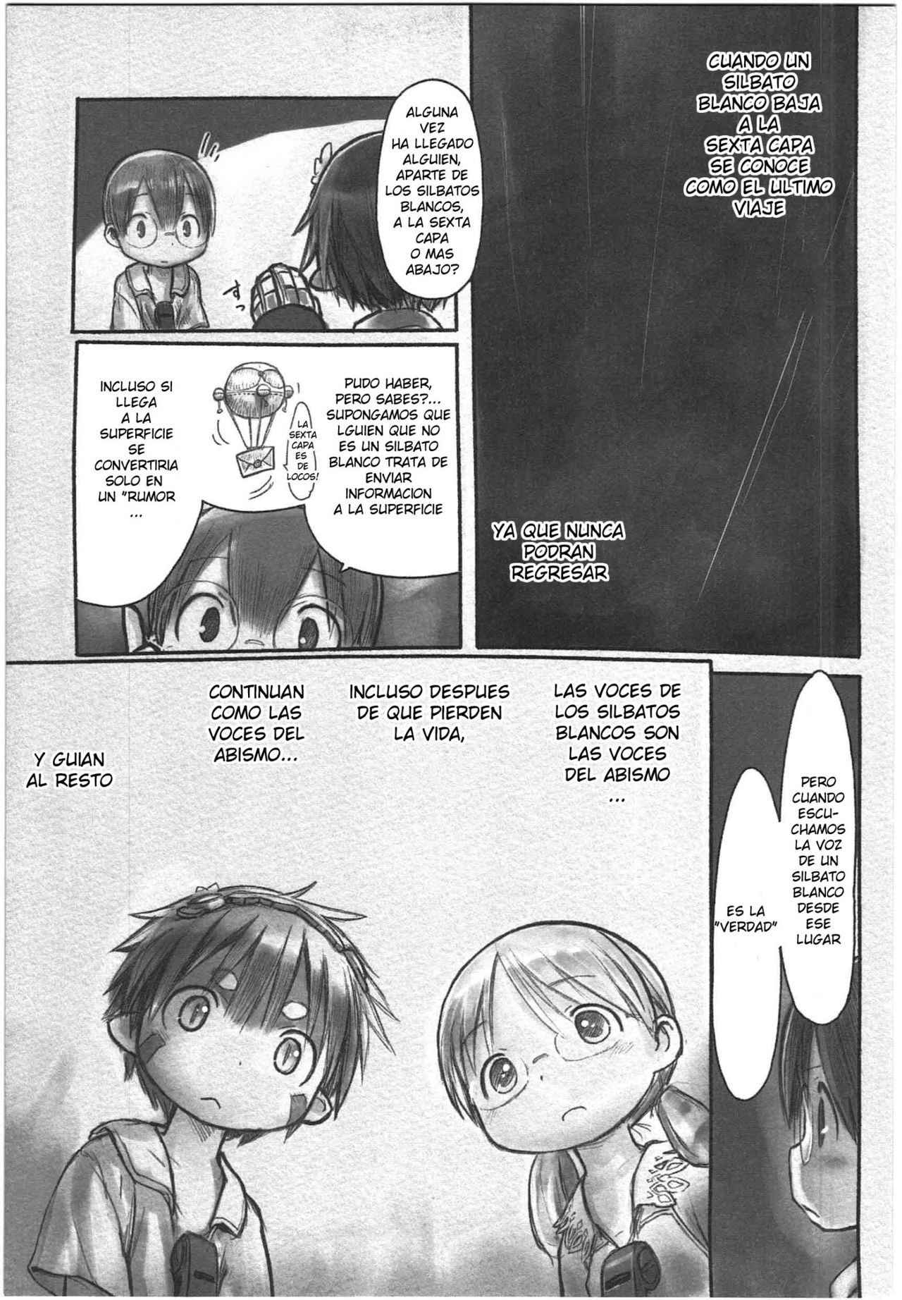 Made in Abyss Capitulo 7: Víspera de la Partida página 17