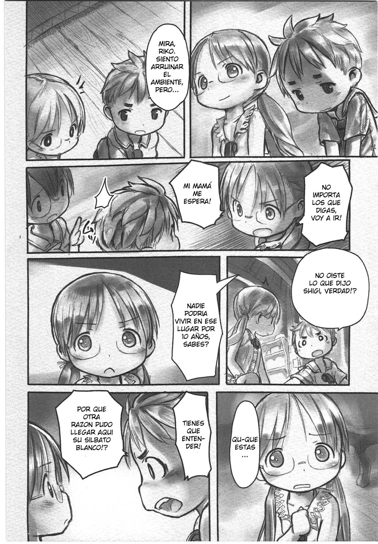 Made in Abyss Capitulo 7: Víspera de la Partida página 18