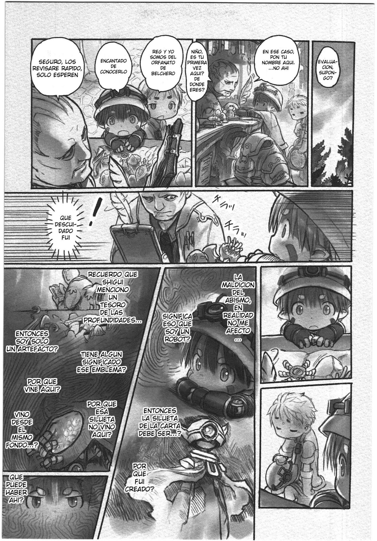 Made in Abyss Capitulo 7: Víspera de la Partida página 3