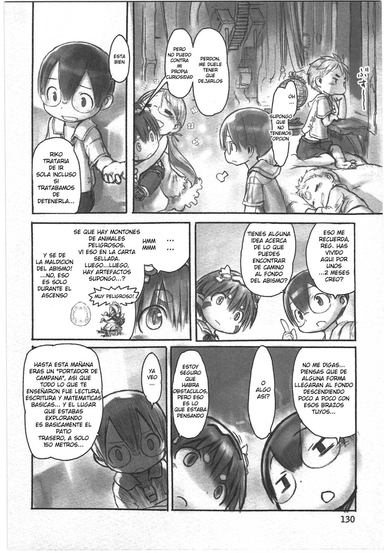 Made in Abyss Capitulo 7: Víspera de la Partida página 8