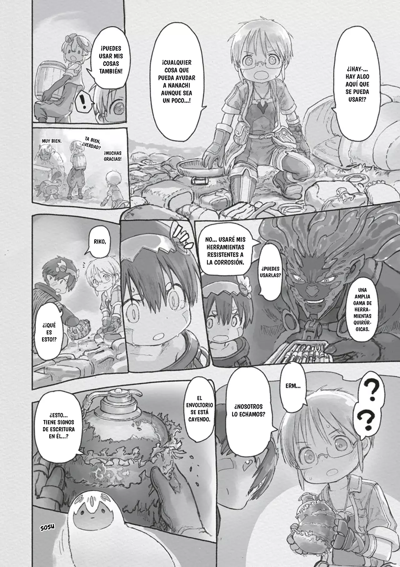 Made in Abyss Capitulo 70: Incluso Como a un Hermano página 14