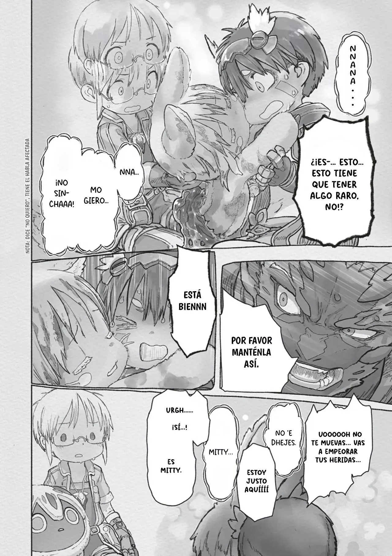 Made in Abyss Capitulo 70: Incluso Como a un Hermano página 20