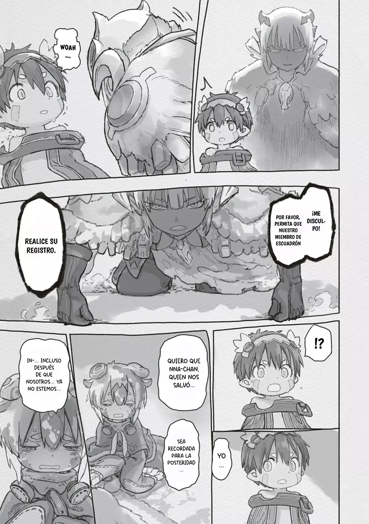 Made in Abyss Capitulo 70: Incluso Como a un Hermano página 27