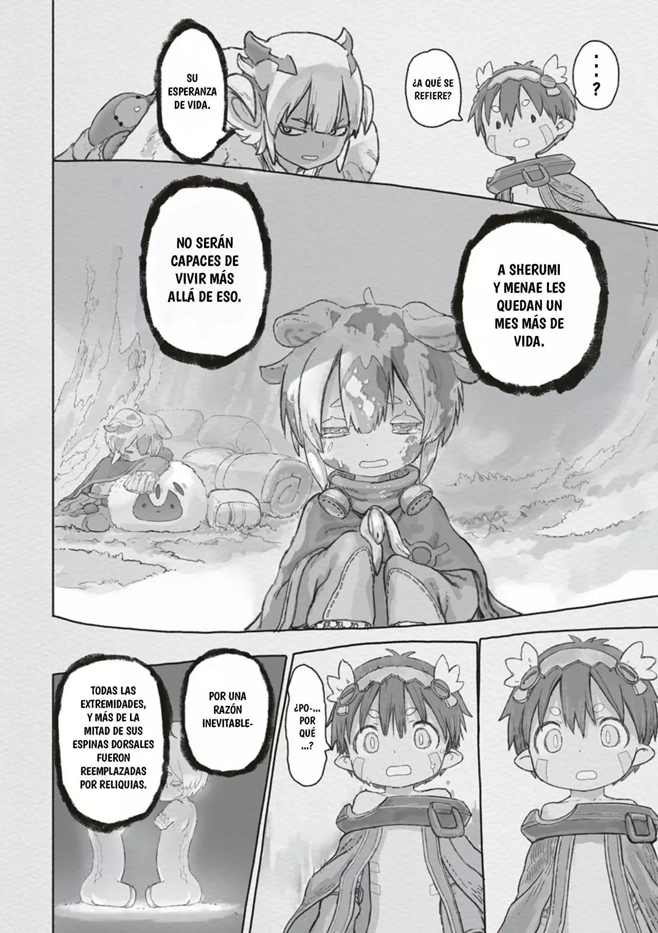 Made in Abyss Capitulo 70: Incluso Como a un Hermano página 28