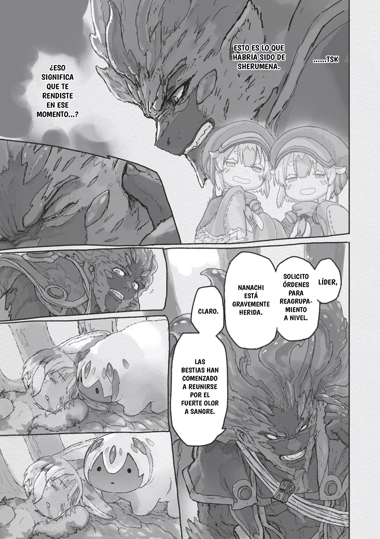 Made in Abyss Capitulo 70: Incluso Como a un Hermano página 3